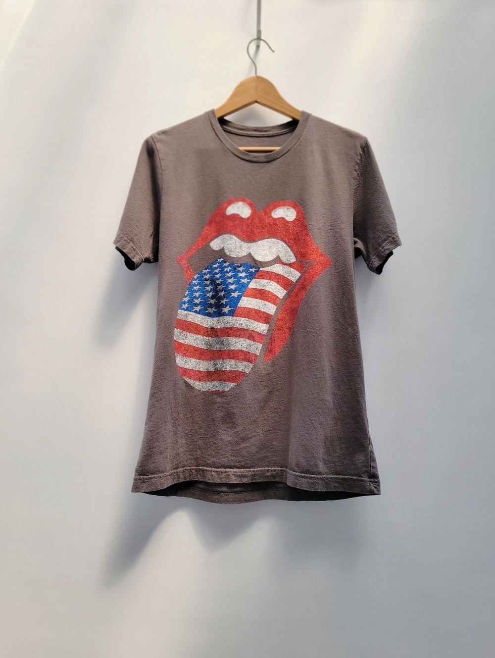 Rolling Stones 2021 No Filter Tour T-Shirt Medium Unisex Gray Flag Festival Boho - Picture 7 of 11